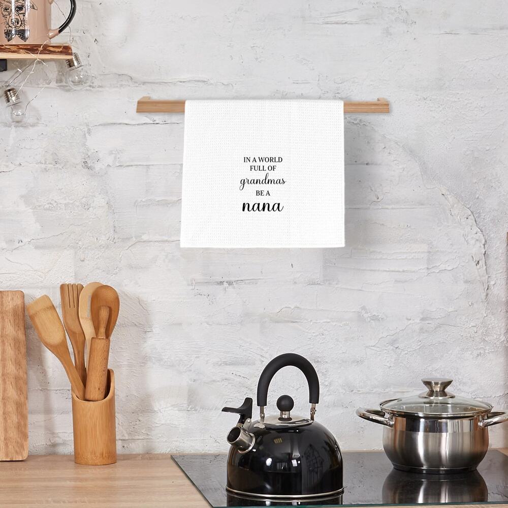 Pugwak Nana Kitchen Dish Towel 16x24 Grandma Gift Decorative Tea Towel New - Picture 2 of 7